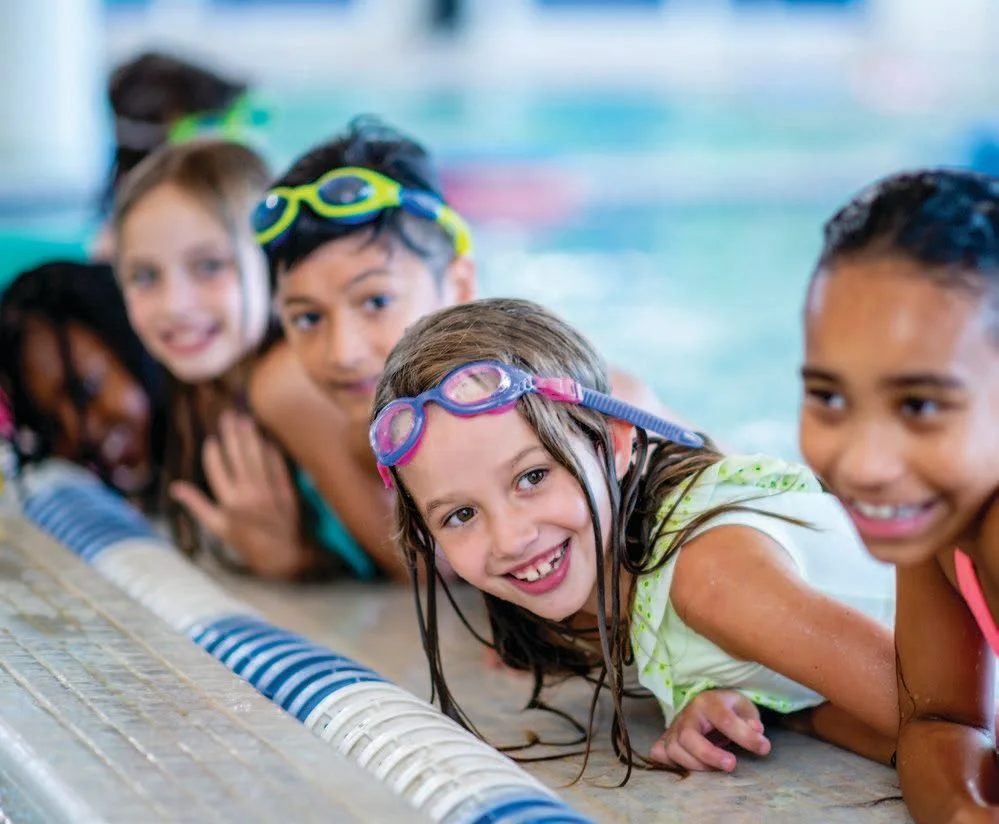 Swimming kids