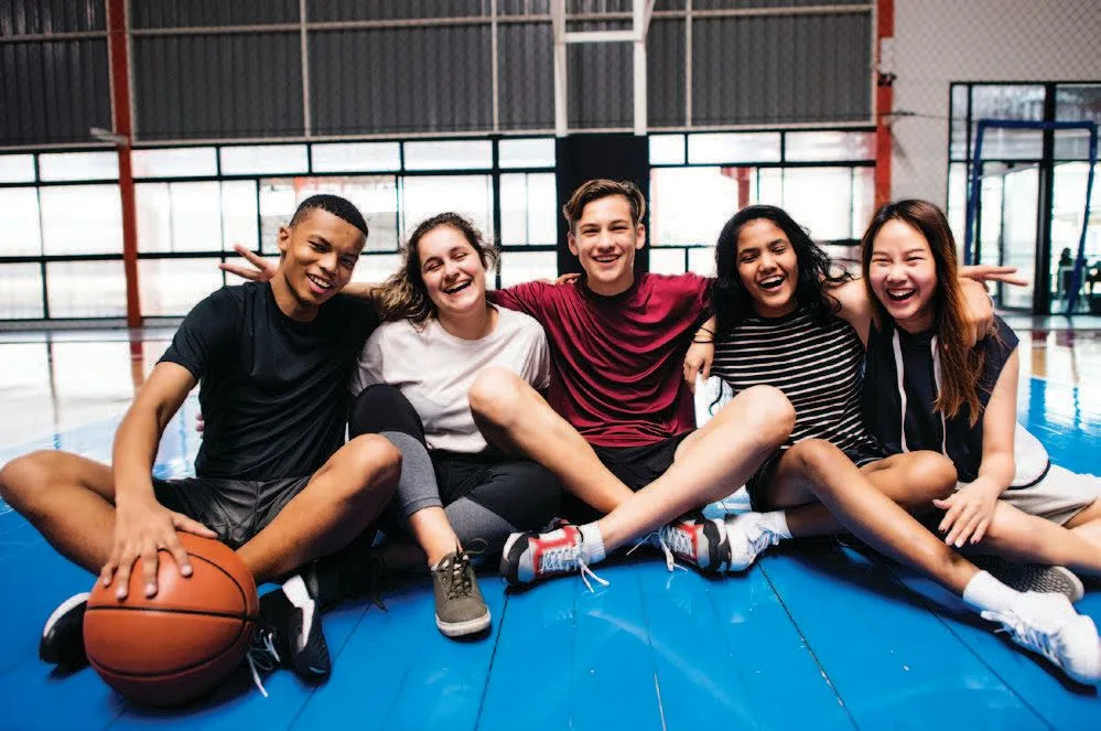 Group of teenagers photo